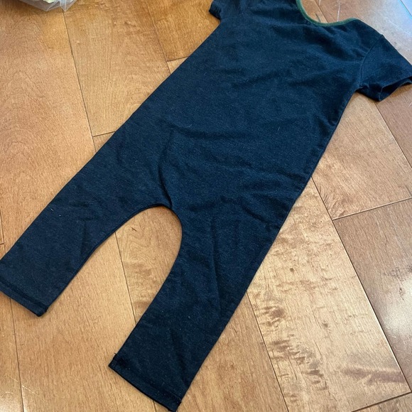 Rags to Raches Grey Rad One Piece Jumpsuit Romper, 6-12 Months - Picture 4 of 5